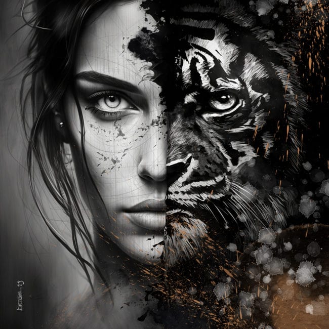 Femme tigre
