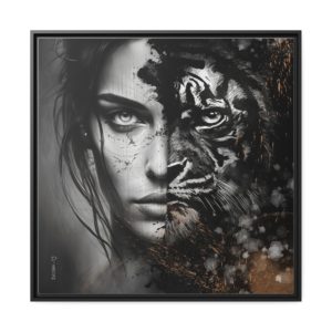 Femme tigre par David Lartigue