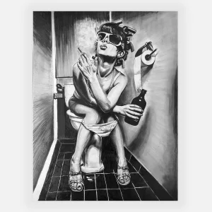 Stay Yourself Illustration graphite par David Lartigue