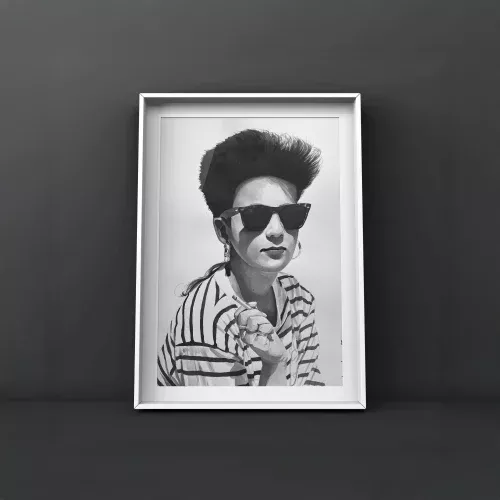 Aquarelle Nanou à la demande