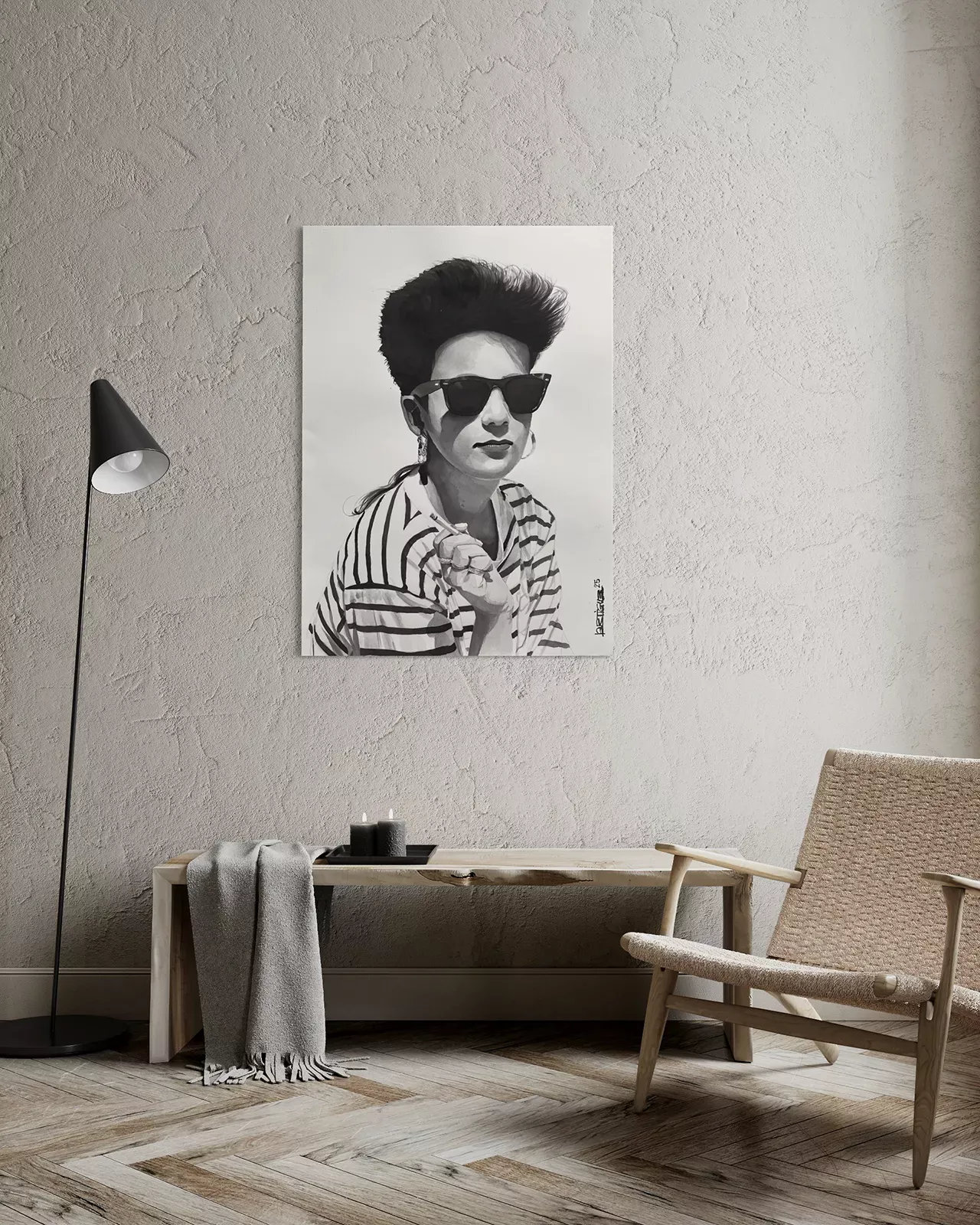 nanou aquarelle par David Lartigue