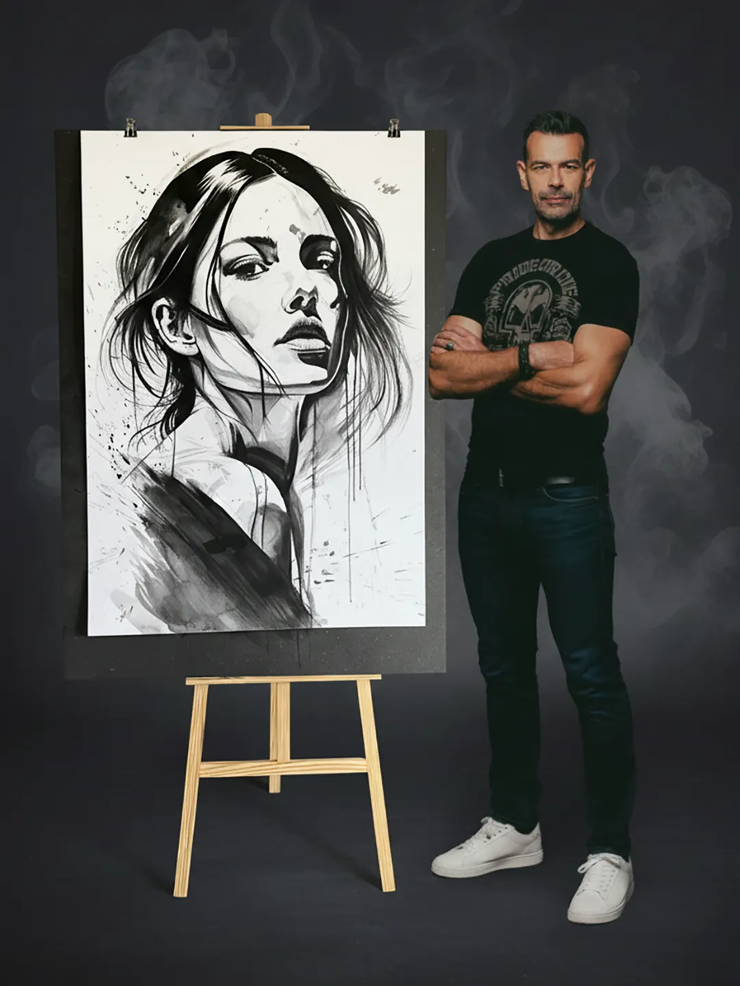 Aquarelle True Woman David Lartigue